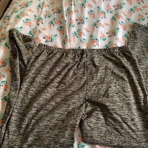 Gray leggings